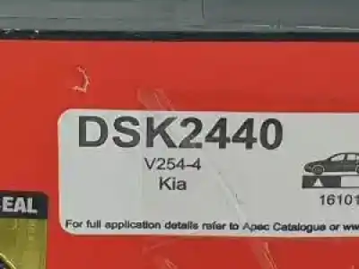 Peça sobressalente para automóvel em segunda mão disco de travão dianteiro por kia rio (dc) a5d referências oem iam dsk2440  