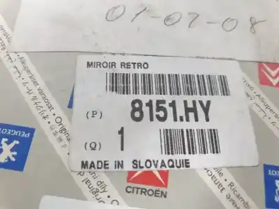 Автозапчасти б/у стекло левого зеркала за citroen c1 8th ссылки oem iam 8151hy  