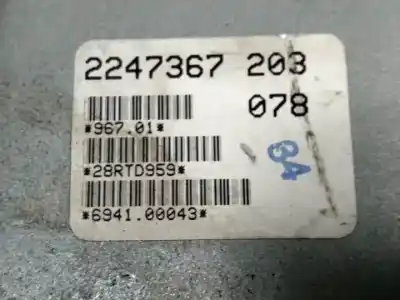 Second-hand car spare part ecu engine control for opel omega 2.5 d -x25dt oem iam references 0281001427  2247367203