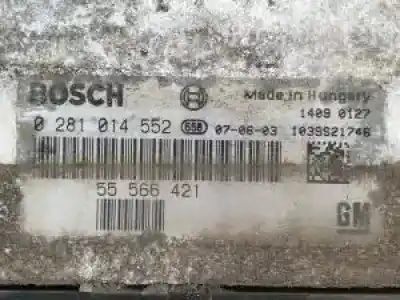 Second-hand car spare part ecu engine control for saab 9-3 berlina d-z19dth oem iam references 0281014552  