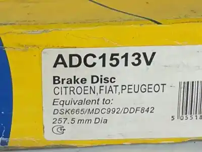 Автозапчасти б/у передний тормозной диск за citroen jumpy wjzdw8 ссылки oem iam adc1513v  