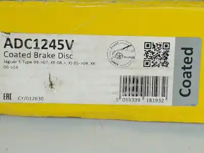 Автозапчасти б/у передний тормозной диск за jaguar s-type ii (x200) 4.0 v8 ссылки oem iam adc1245v  