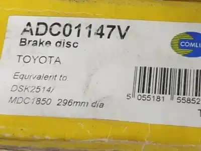 Автозапчасти б/у передний тормозной диск за toyota rav 4 ii (_a2_) 2.0 d 4wd (cla20_, cla21_) ссылки oem iam adc01147v  