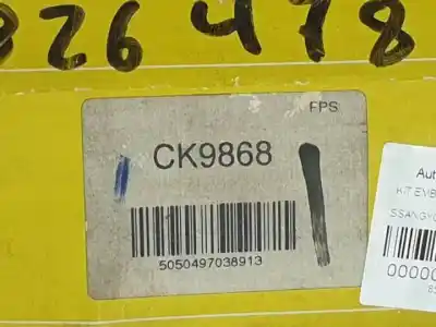 Second-hand car spare part clutch kit for ssangyong rexton 662925 oem iam references ck9868  