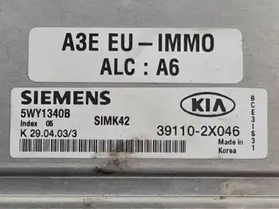 Second-hand car spare part ecu engine control for kia rio (dc) a3e oem iam references 5wy1340b  
