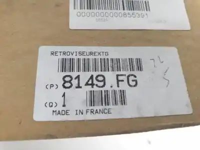 Second-hand car spare part left rearview mirror for citroen c3 8hx oem iam references 8149fg  