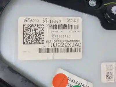 Автозапчастина б/у обликка задніх правіх дверей для jeep cherokee (kl) ebt посилання на oem iam 2430409ab  