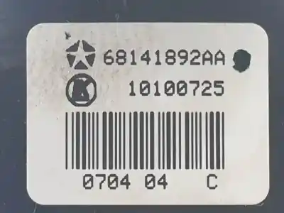 Second-hand car spare part right front power window switch for jeep cherokee (kl) ebt oem iam references 68141892aa  