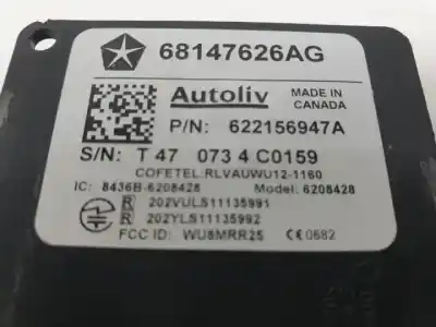 Peça sobressalente para automóvel em segunda mão módulo eletrônico por jeep cherokee (kl) ebt referências oem iam 68147626ag  