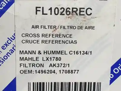 Автозапчастина б/у повітряний фільтр для ford focus c-max (cap) qqdb посилання на oem iam eaf691  fl1026rec