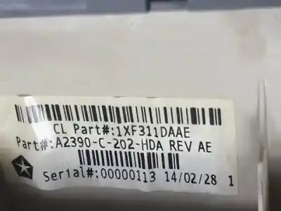 Second-hand car spare part interior light for jeep cherokee (kl) ebt oem iam references 1xf311daae  