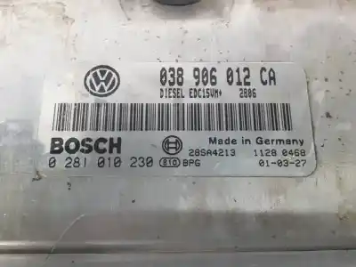 Автозапчасти б/у блок управления двигателем за seat toledo ii (1m2) 1.9 tdi ссылки oem iam 038906012ca  28sa4213
