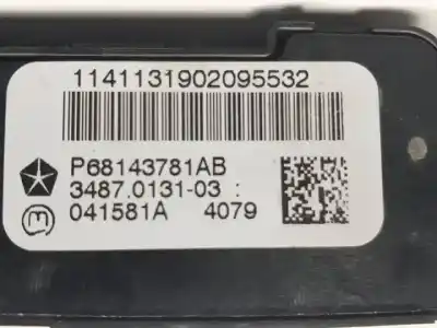 Peça sobressalente para automóvel em segunda mão interruptor 4 piscas - emergência por jeep cherokee (kl) ebt referências oem iam 68143781ab  