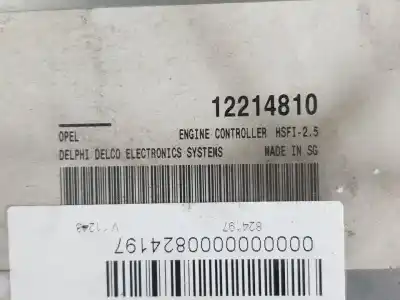 Gebrauchtes Autoersatzteil ecu-motorsteuergerät uce motorsteuergerät zum opel meriva g-z16xe oem-iam-referenzen 12214810 hsfi25 