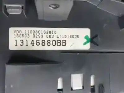 Peça sobressalente para automóvel em segunda mão quadrante por opel meriva g-z16xe referências oem iam 13146880bb  87001437