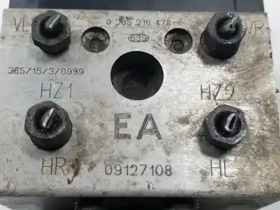 Peça sobressalente para automóvel em segunda mão abs por opel meriva g-z16xe referências oem iam 09127108  