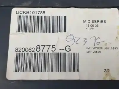 Автозапчастина б/у панель інструментів для renault clio iii d4fd7 посилання на oem iam 8200628775g  