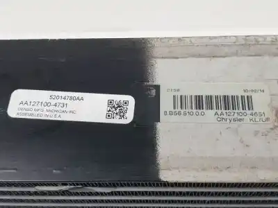 Peça sobressalente para automóvel em segunda mão intercooler por jeep cherokee (kl) ebt referências oem iam 25014780aa  aa1271004651