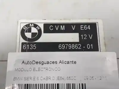 Second-hand car spare part electronic module for bmw serie 6 cabrio (e64) n62b48b oem iam references 61356979862  