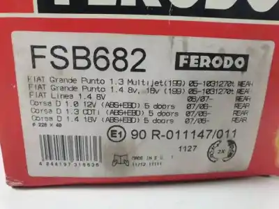 Pezzo di ricambio per auto di seconda mano freno a tamburo per citroen nemo (vu) 8hs riferimenti oem iam fsb682  