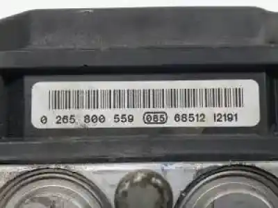 Peça sobressalente para automóvel em segunda mão abs por renault clio iii d4fd7 referências oem iam 8200559749  0265800559