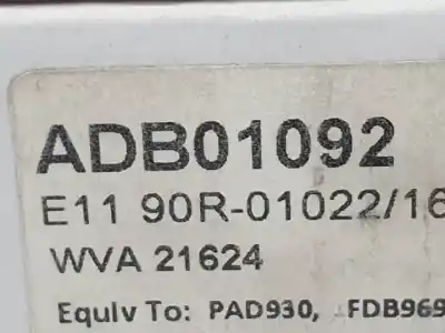Автозапчастина б/у гальмівні колодки для seat leon (1m1) aus посилання на oem iam adb01092  