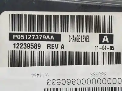 Автозапчасти б/у климат-контроль за chrysler voyager (rg) enr ссылки oem iam p05127379aa  