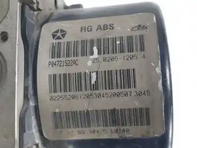 Pezzo di ricambio per auto di seconda mano abs per chrysler voyager (rg) enr riferimenti oem iam p04721522ac  00403064e000