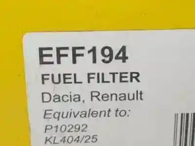 Pezzo di ricambio per auto di seconda mano filtro gasolio per dacia logan 1 express k9k792 riferimenti oem iam eff194  
