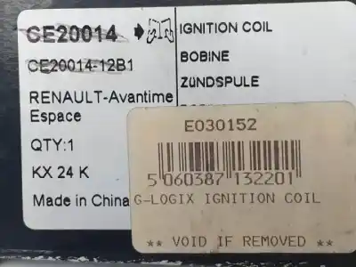Pezzo di ricambio per auto di seconda mano bobina di accensione per renault clio ii fase ii (b/cb0) k4j712 riferimenti oem iam ce20014  