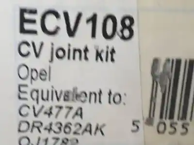 Автозапчасти б/у шрус за opel corsa c d-y17dtl ссылки oem iam ecv108  