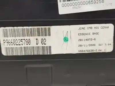 Peça sobressalente para automóvel em segunda mão quadrante por citroen c3 kfu referências oem iam 9660225780d  