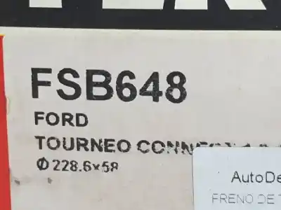 Автозапчастина б/у барабанне гальмо для ford tourneo connect (tc7) rwpa посилання на oem iam fsb648  