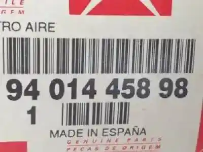 Peça sobressalente para automóvel em segunda mão filtro de ar por citroen c15 161axud7 referências oem iam 9401445898  