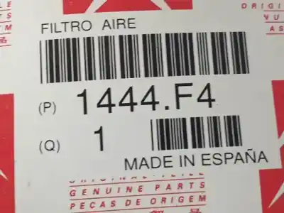 Автозапчастина б/у повітряний фільтр для citroen jumpy wjzdw8 посилання на oem iam 1444f4  