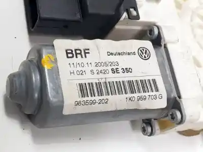 Second-hand car spare part rear left window regulator for seat leon (1p1) bkc oem iam references 1k0959703g  