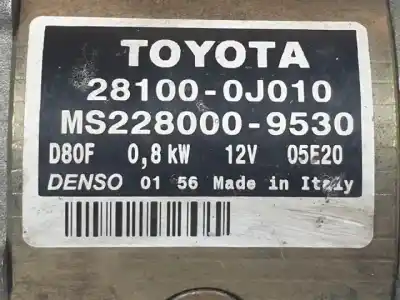 Автозапчасти б/у двигатель запускается за toyota yaris (ncp1/nlp1/scp1) 1szfe ссылки oem iam 281000j010  