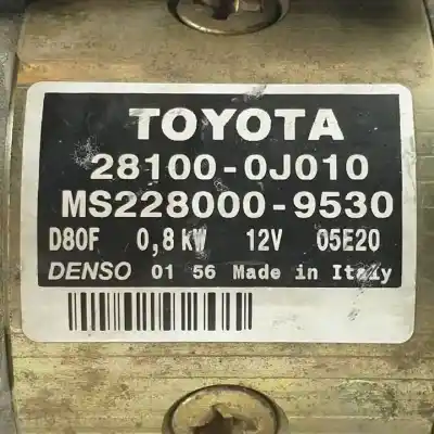 Автозапчасти б/у двигатель запускается за toyota yaris (ncp1/nlp1/scp1) 1szfe ссылки oem iam 281000j010  