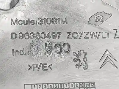 Peça sobressalente para automóvel em segunda mão forra / revestimento da porta traseira direita por citroen c3 8hx referências oem iam 9330gc  96380501