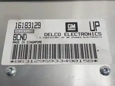 Second-hand car spare part ecu engine control for opel astra f (t92) 1.4 i (f19, m19) oem iam references 16183129  