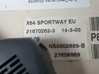 Автозапчасти б/у приборная доска за renault scenic rx4 (ja0) f9q740 ссылки oem iam 8200215695  216588693