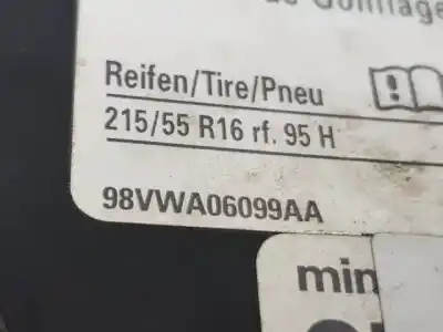 Second-hand car spare part outer fuel cap for ford galaxy (vx) y5b oem iam references 98vwa06099a  