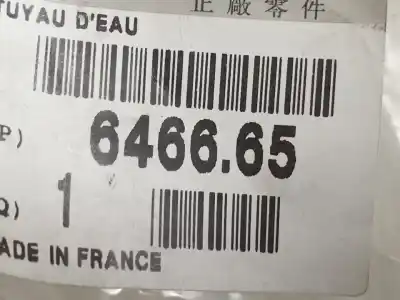 Second-hand car spare part tube for citroen berlingo 2.0 hdi cat (rhy / dw10td) oem iam references 646665  