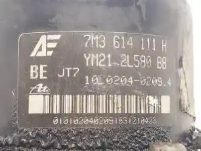 Peça sobressalente para automóvel em segunda mão abs por ford galaxy (vy) y5b referências oem iam 7m3614111h  10020402094
