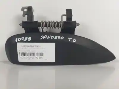 Second-hand car spare part EXTERIOR RIGHT REAR DOOR HANDLE for DACIA SANDERO  OEM IAM references   