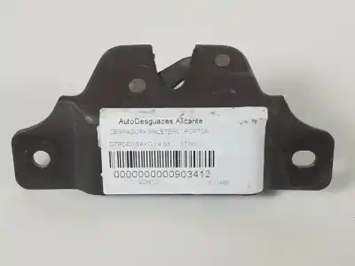 Pezzo di ricambio per auto di seconda mano baule / serratura del cancello per citroen saxo g-kfw riferimenti oem iam 
