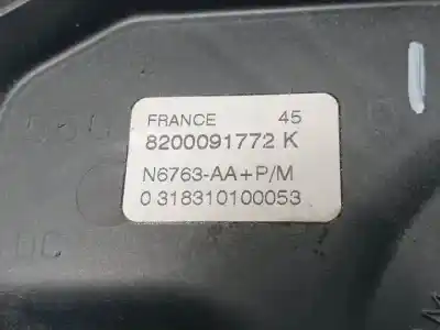 Second-hand car spare part front left air bag for renault kangoo i (f/kc0) f8q632 oem iam references 8200091772k  