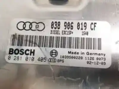 Second-hand car spare part ecu engine control for audi a6 berlina (4b2) awx oem iam references 0281010405  