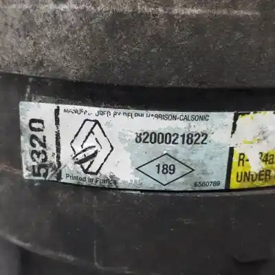 Автозапчастина б/у компресор кондиционера для renault laguna ii (bg0) f9q750 посилання на oem iam 8200021822  