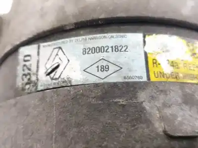Автозапчастина б/у компресор кондиционера для renault laguna ii (bg0) f9q750 посилання на oem iam 8200021822  